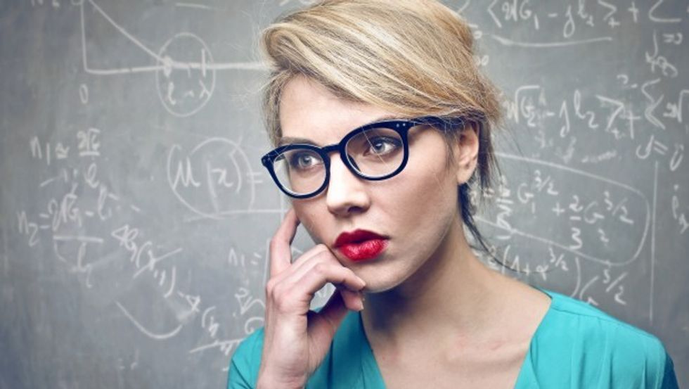 Intelligent Woman Thinking