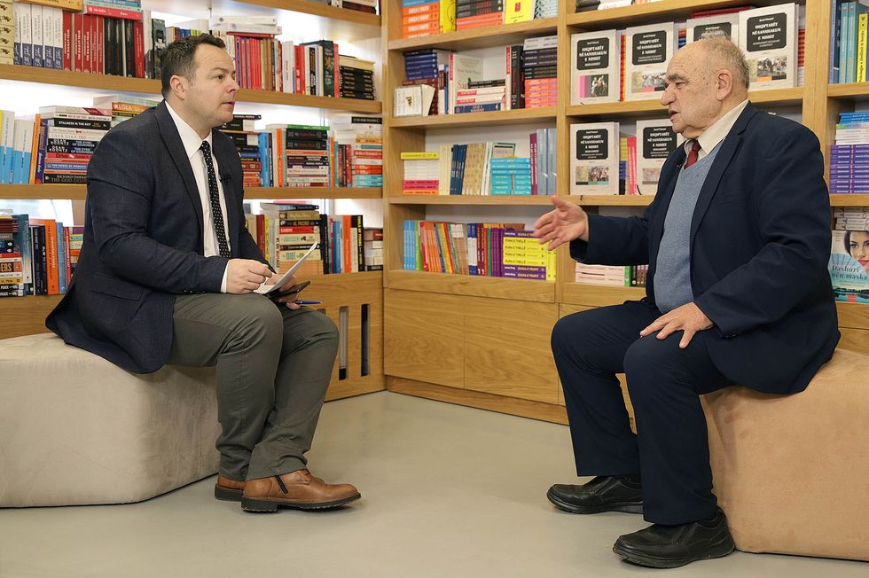 Interviste Jusuf Osmani Shqiptaret ne Sanxhakun e Nishit foto Ridvan Slivova 10