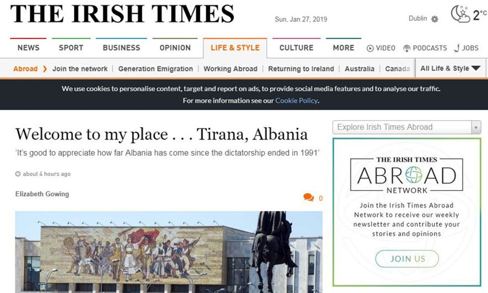 irishtimes tirana