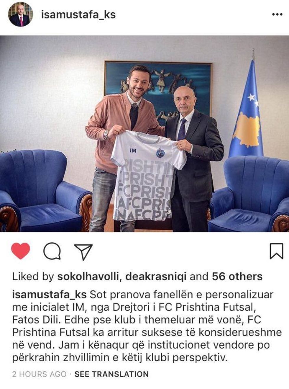 isa mustafa fatos dili