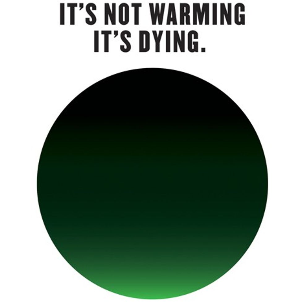 Its Not Warming campaign by Milton Glaser dezeen sq