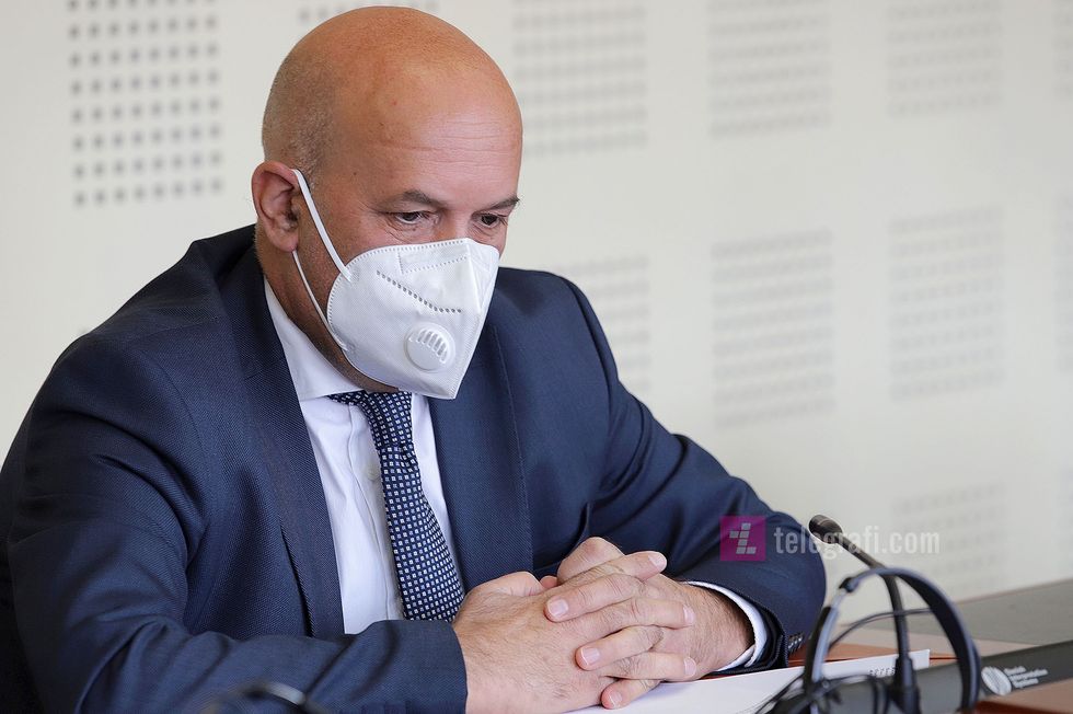 Izet Sadiku para Komisionit hetimor parlamentar ne lidhje me menaxhimin e pandemise covid19 foto Ridvan Slivova 1