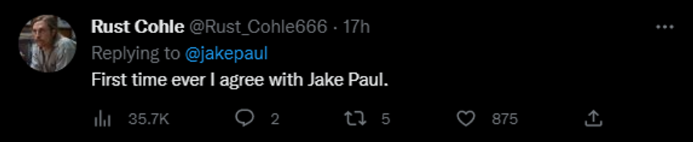 Jake Paul Tweet 2