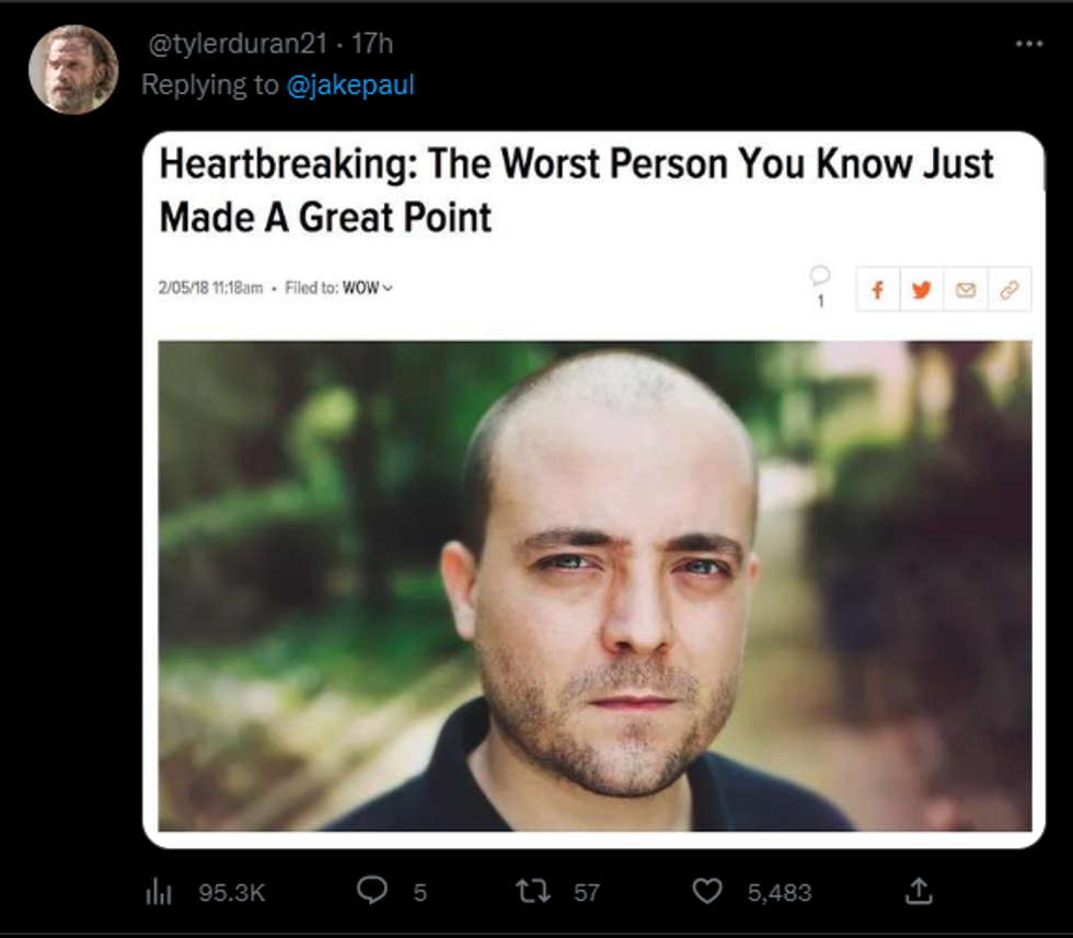 Jake Paul Tweet 3