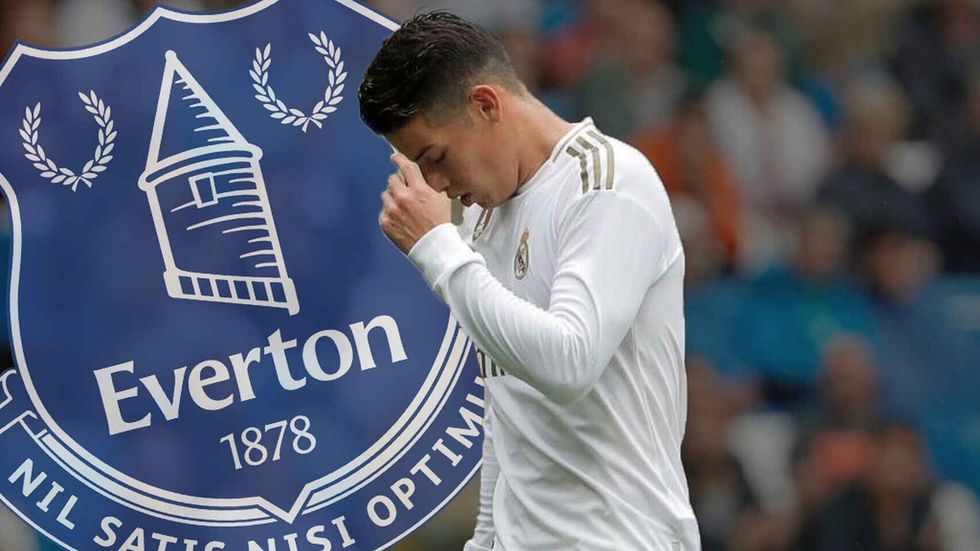 James Rodriguez Real Madrid Everton Football Club Futbol 516459821 158632147