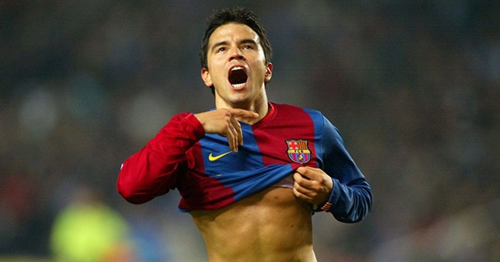 Javier Saviola Barcelona