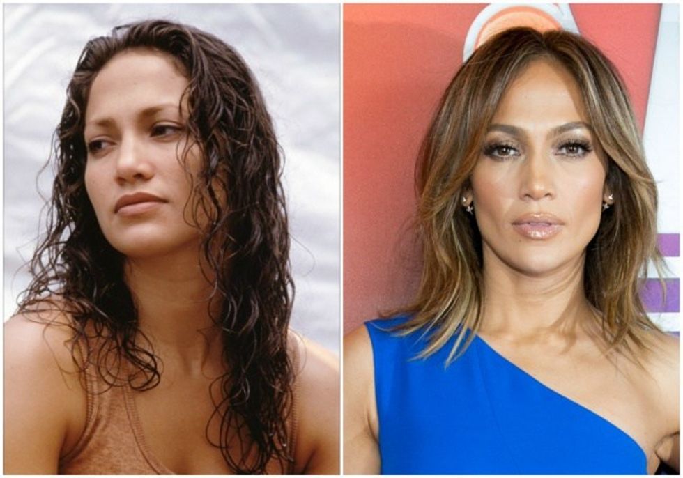 Jennifer Lopez, 28 dhe 46 vjeç