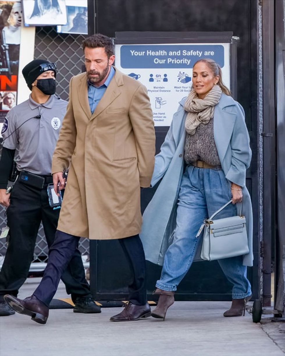 Jennifer Lopez Ben Affleck Jimmy Kimmel Live TV Style Fashion 121621 Tom Lorenzo Site 3