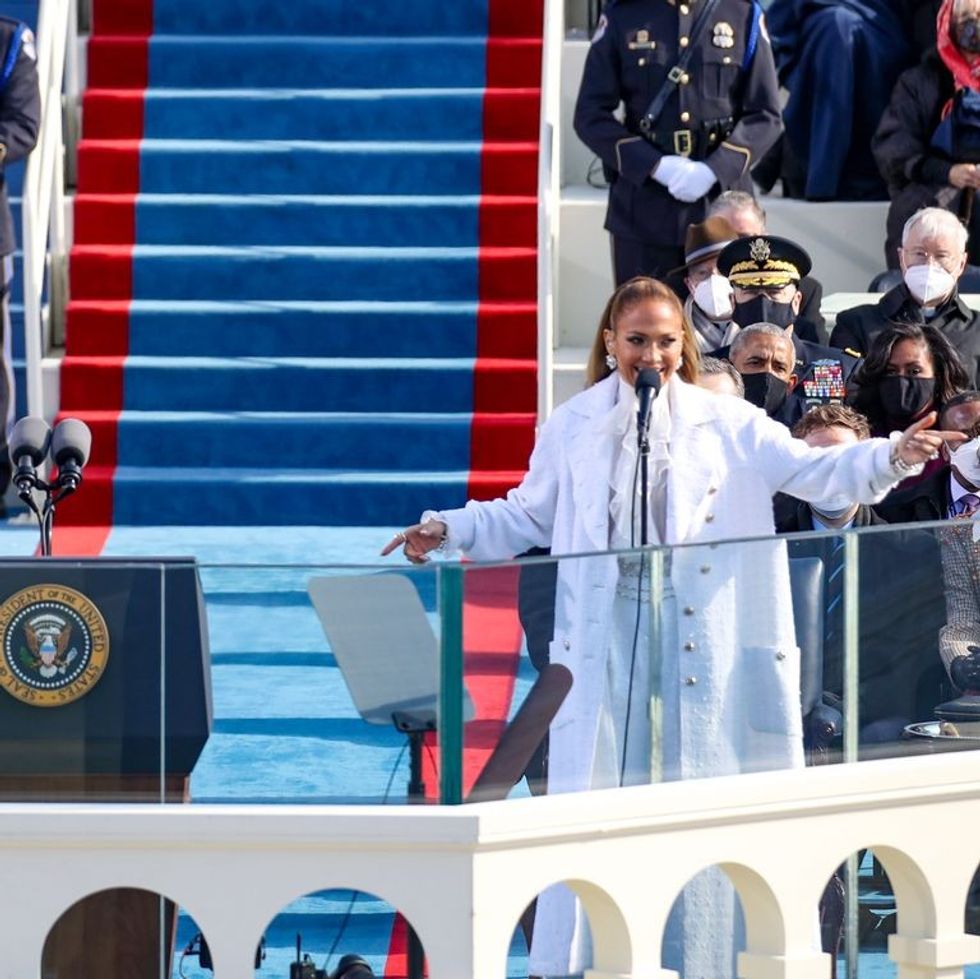 jennifer lopez sing during the inauguration of u s news photo 1611165409