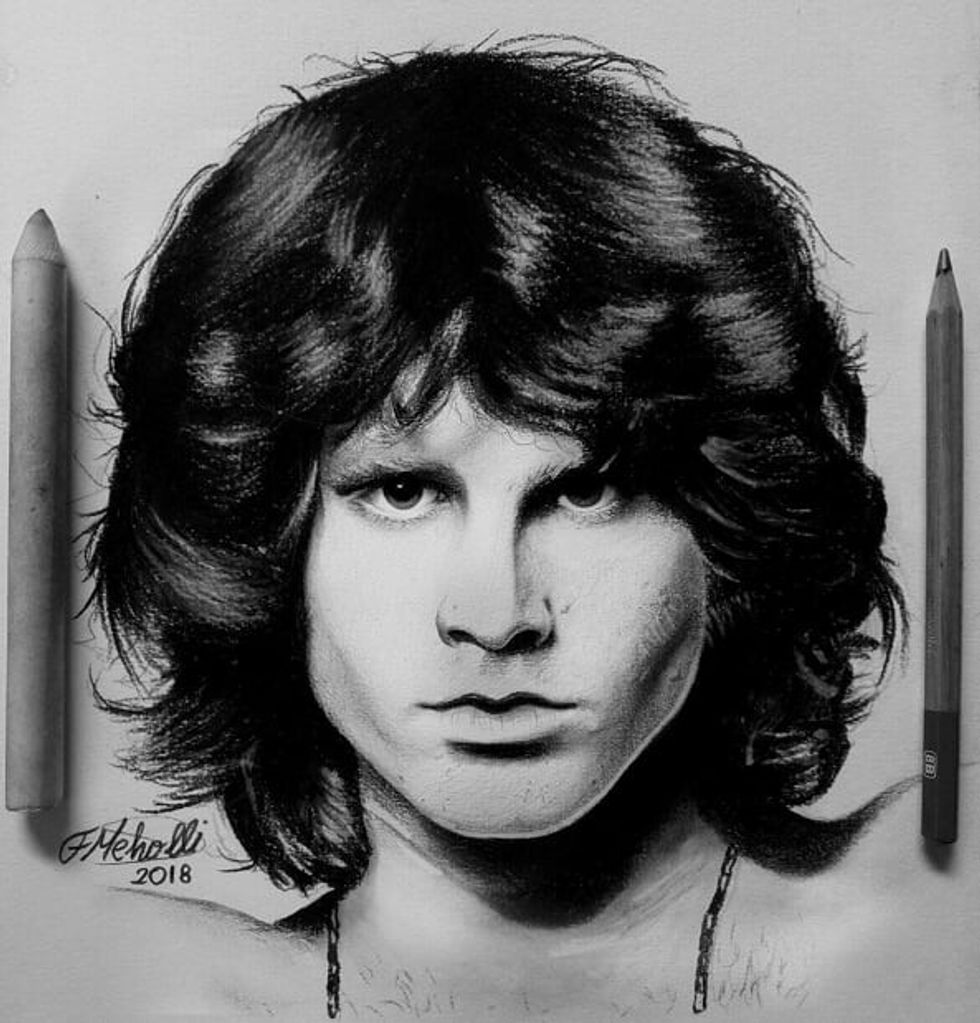 Jim Morrison Vizatim