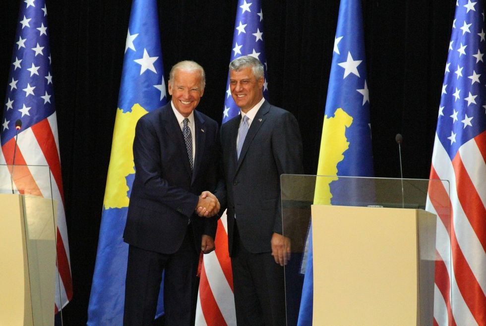 joe biden hashim thaci