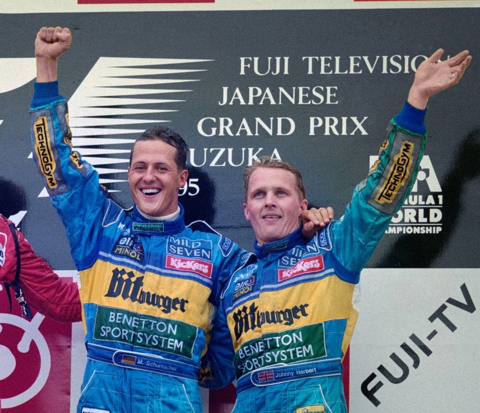 Johnny Herbert ishte partner i Michael Schumacher në Benetton në 1994 dhe 1995