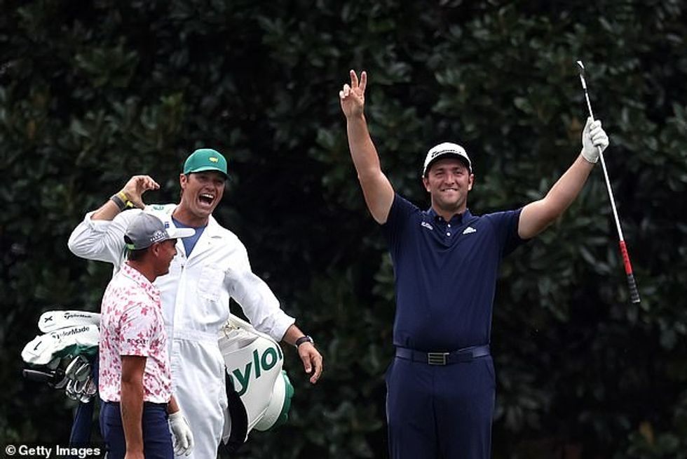 Jon Rahm celebrated his 26th birthday by landing a remarkable hole-in-one at Augusta