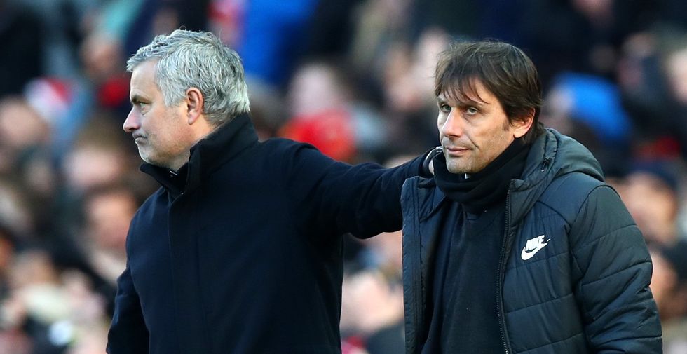 Jose Mourinho Antonio Conte e1519576328546