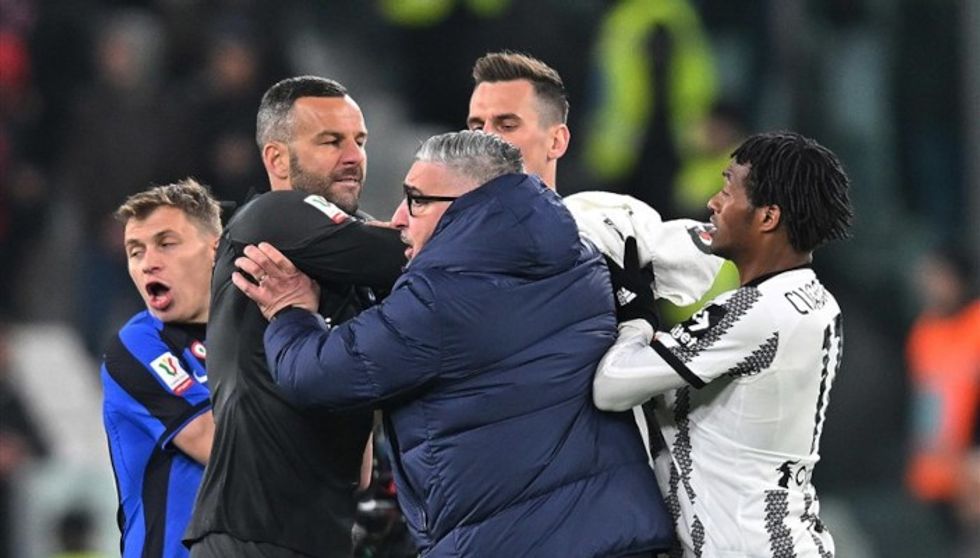 Juan Cuadrado Samir Handanovic Juventus Inter Coppa