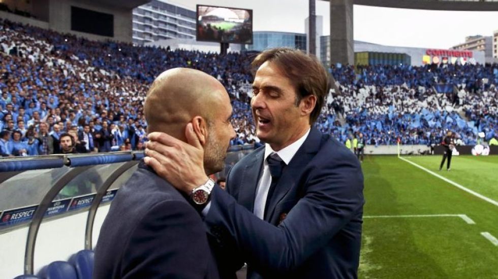 Julen Lopetegui r gilt als Schueler von Bayern Trainer Pep Guardiola