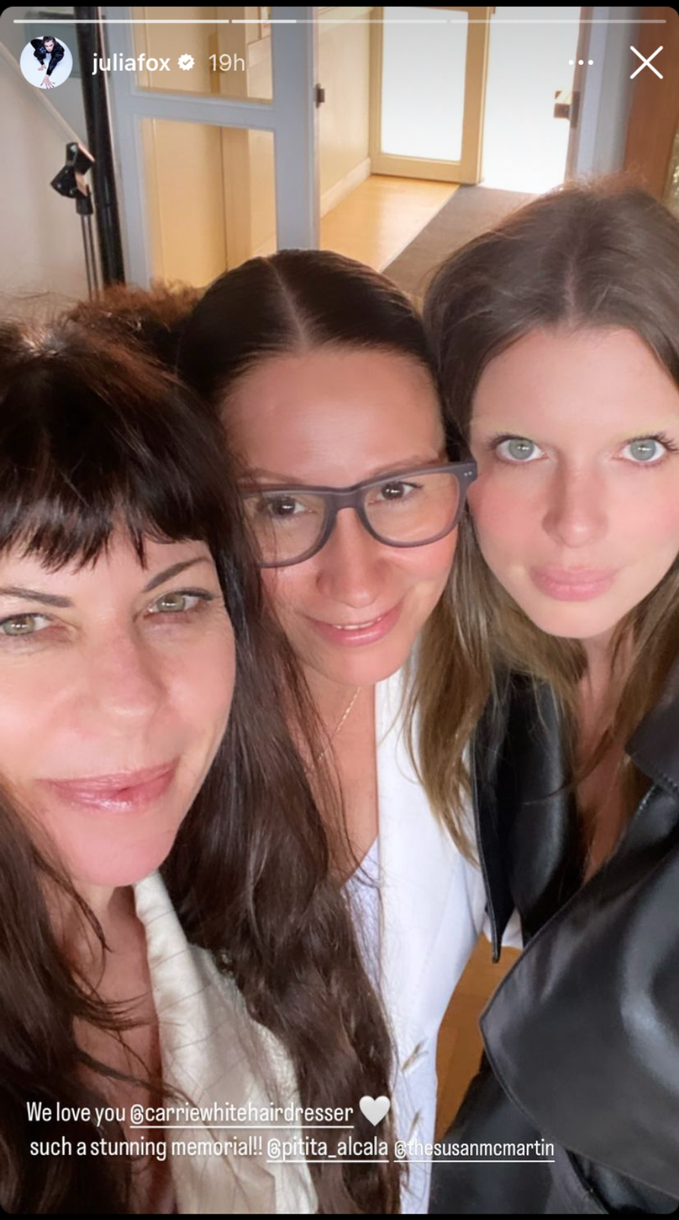 julia fox instagram story bleached eyebrows 1653912110