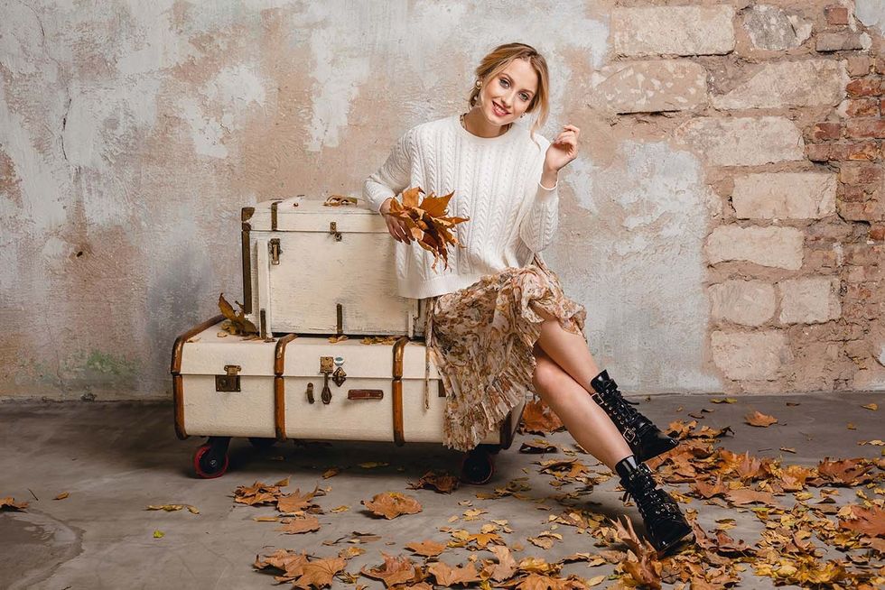 Jumper Over Dress Autumn