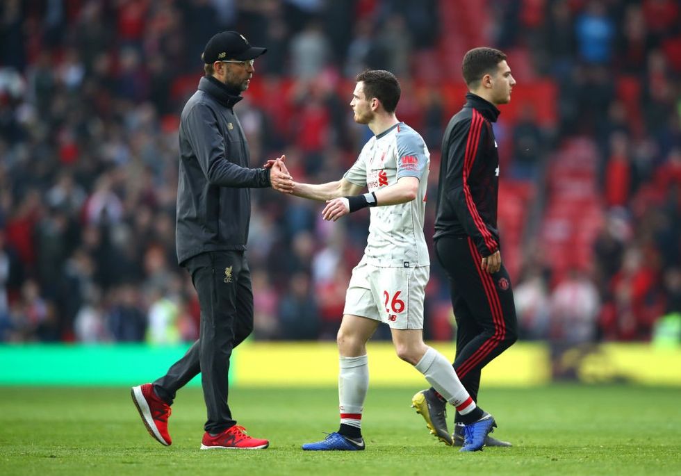 Jurgen Klopp Andy Robertson
