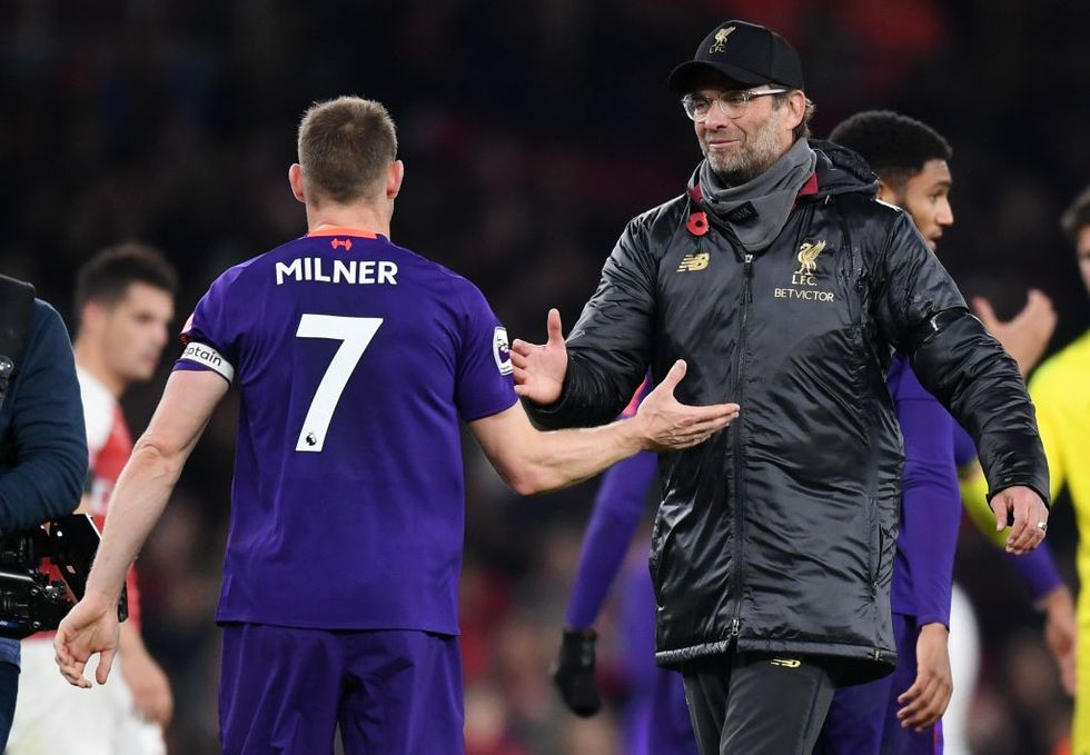 Jurgen Klopp James Milner