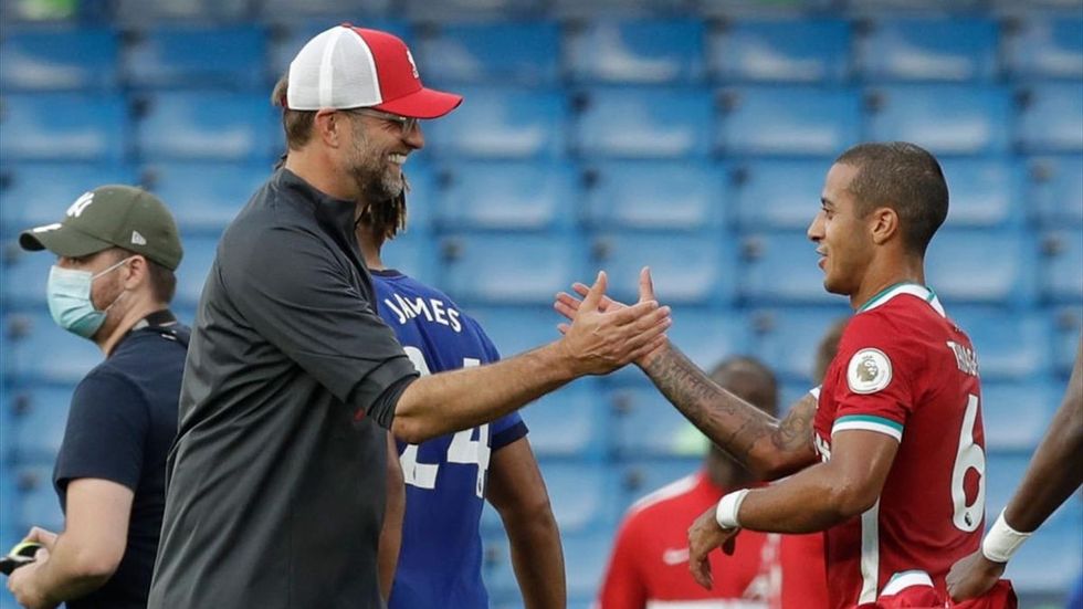 Jurgen Klopp says Thiago in frame for first Liverpool start against Arsenal - Eurosport