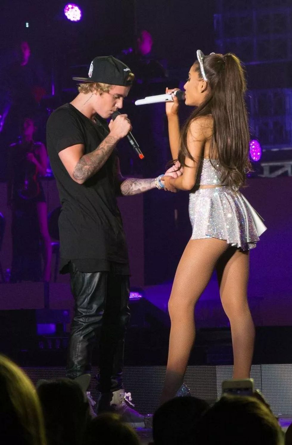 Justin Bieber and Ariana Grande