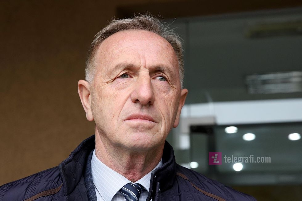 Jusuf Azemi kryetari i Federates Sindikale te Sektorit Privat pas takimit me kryetarin e Prishtines foto Ridvan Slivova 1