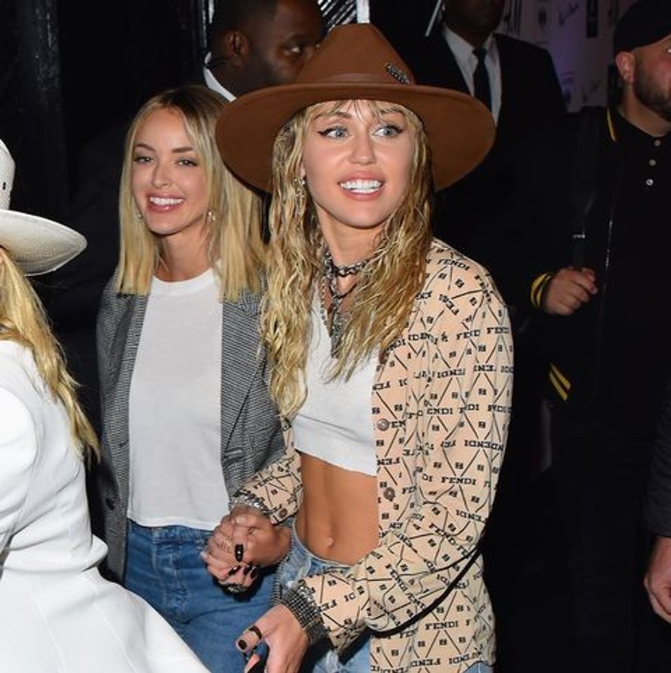 kaitlynn carter and miley cyrus seen out and about in news photo 1164297006 1567513271