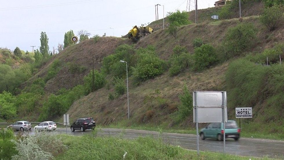 Kamioni aksident ne Veles 1