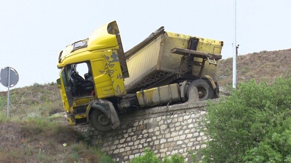 Kamioni aksident ne Veles 2