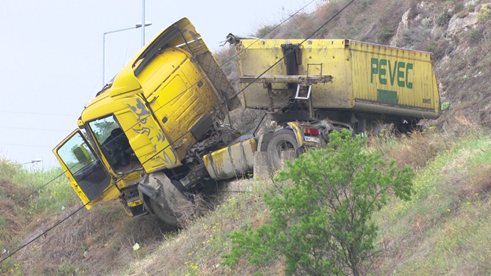 Kamioni aksident ne Veles