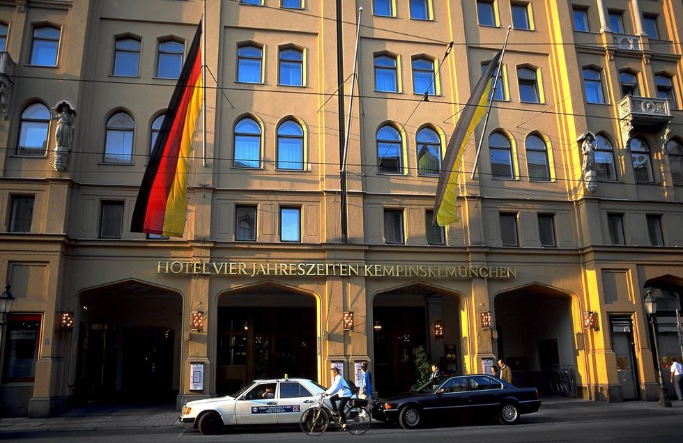 Kane has been staying at the Vier Jahreszeiten Kempinski