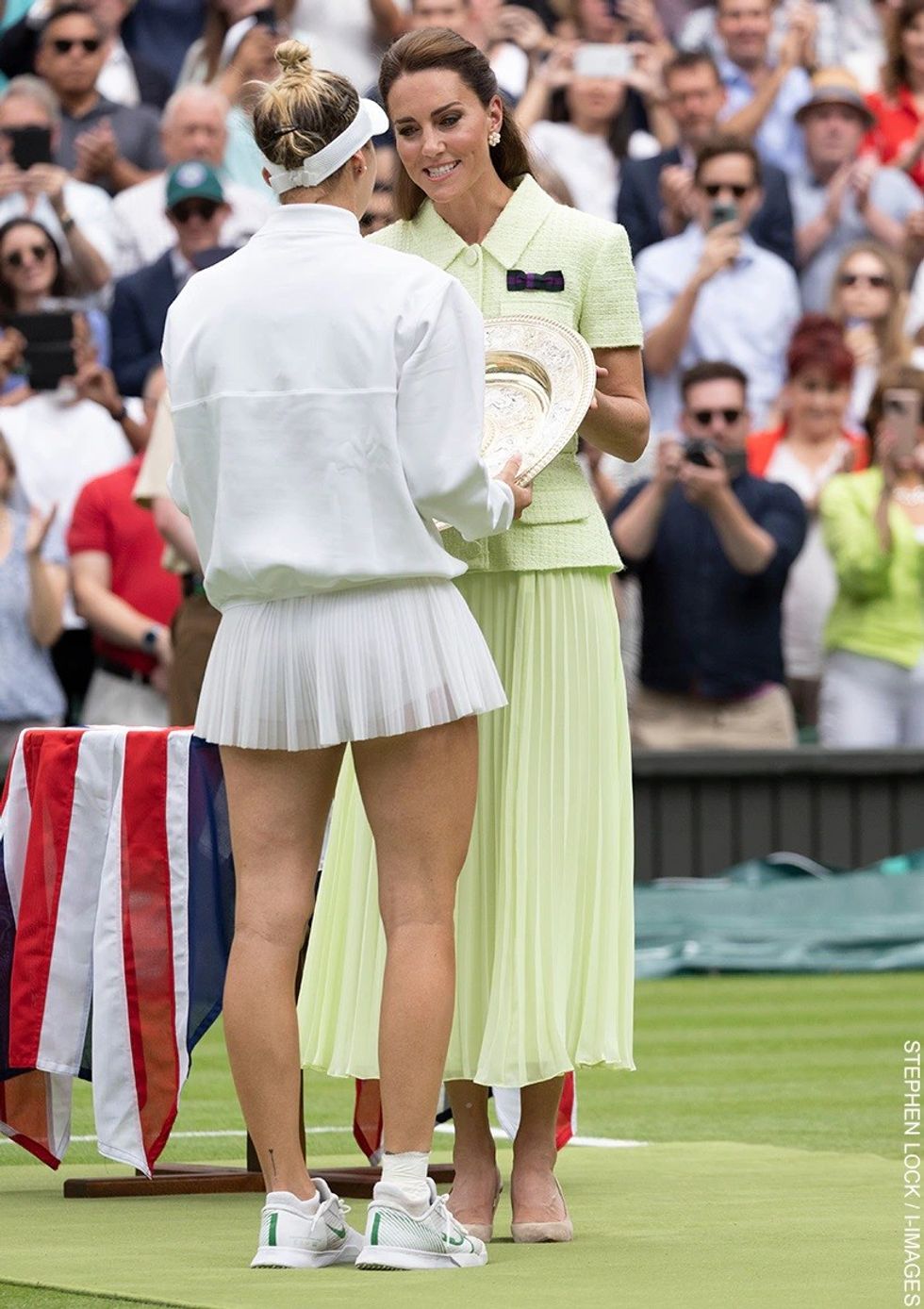 kate trophy wimbledon winner