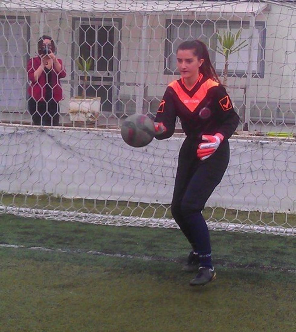 Katerina Gega portiere