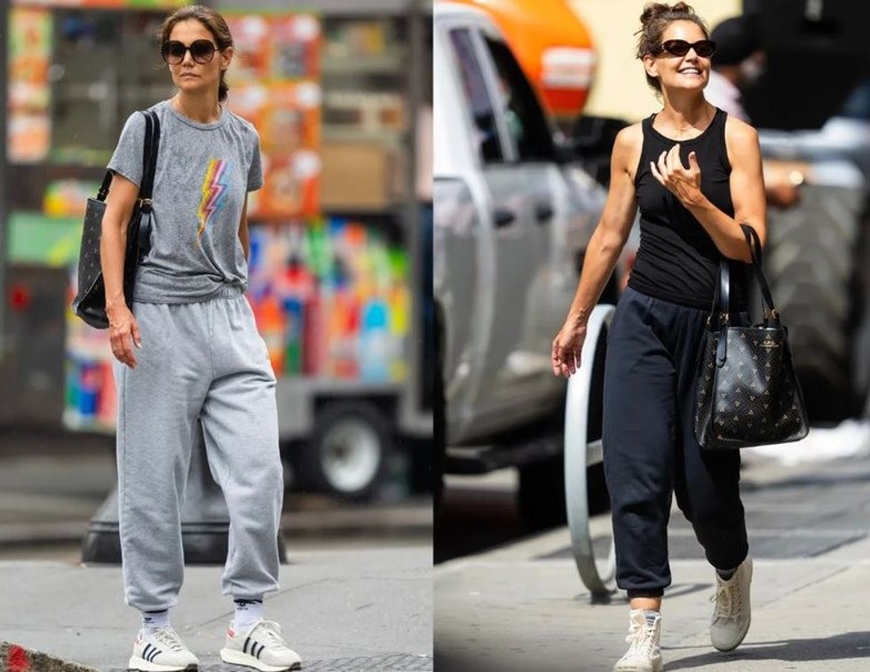 Katie Holmes me A.P.C bag