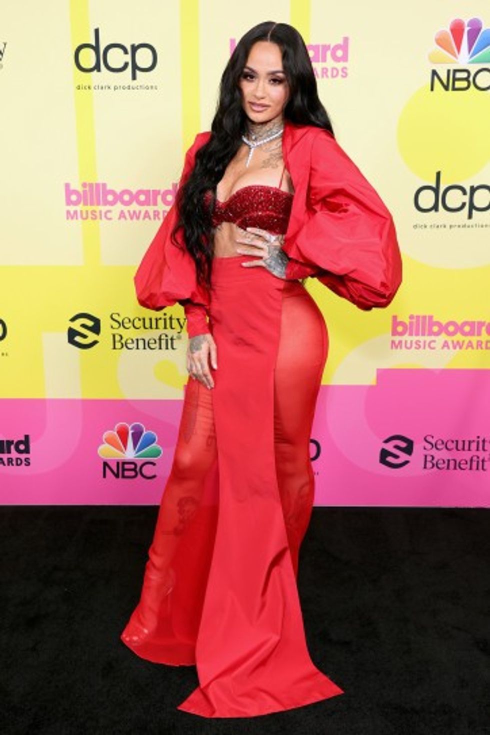 kehlani billboard music awards 2021 red carpet