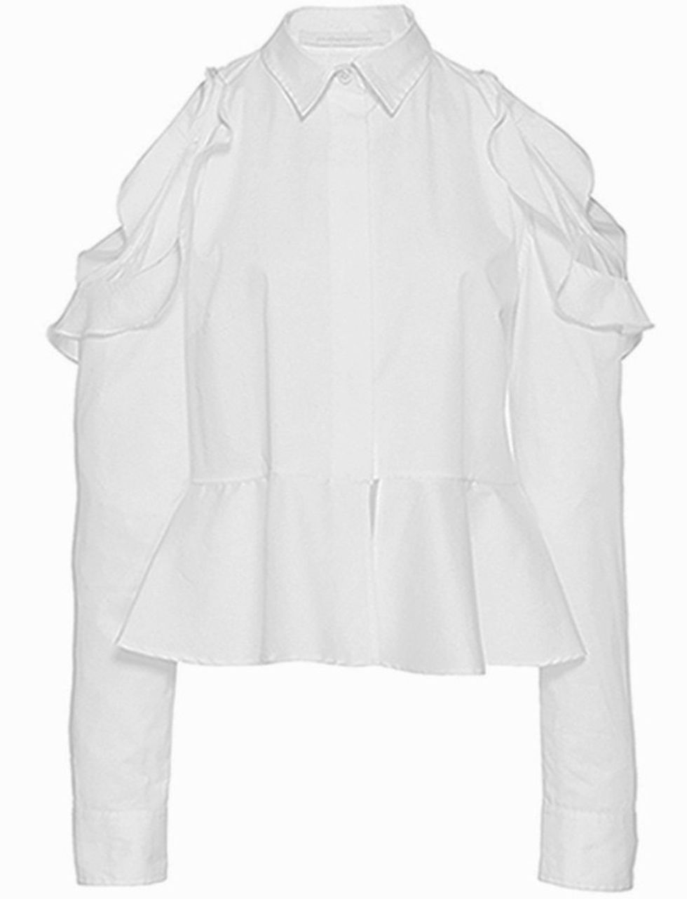 Këmisha tunikë me prerje në supe