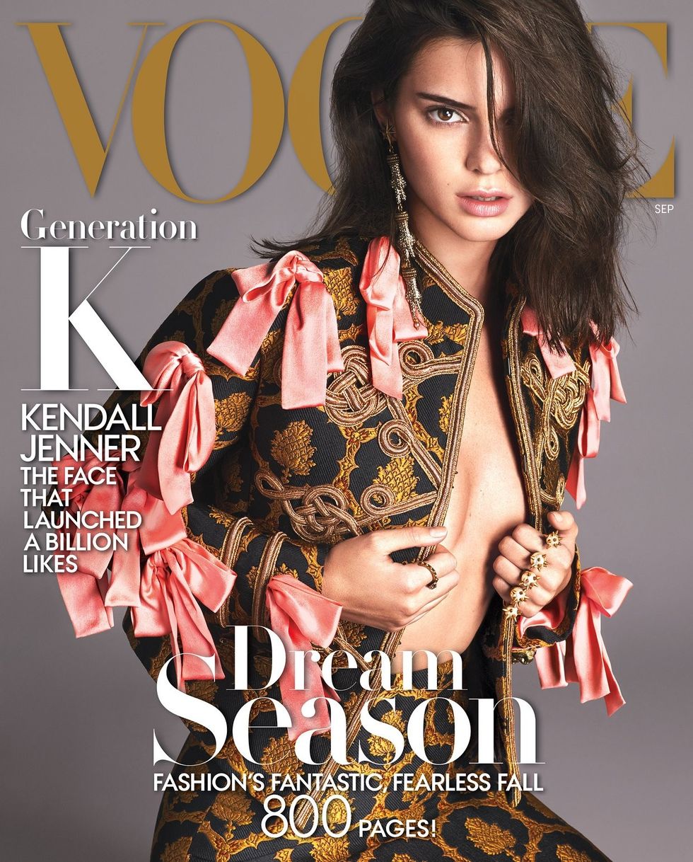 kendall jenner 2016 september cover vogue