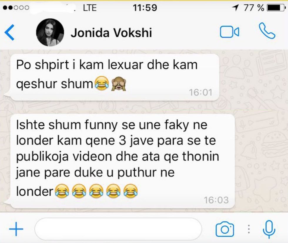 Kështu është përgjigjur Jonida