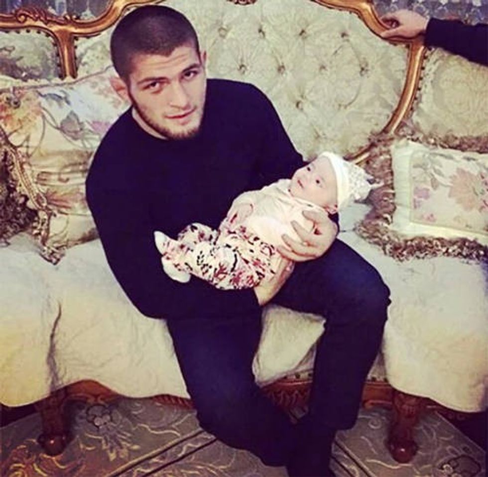 khabib and his son