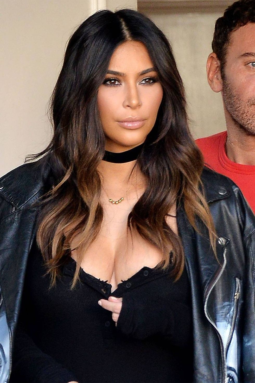 kim kardashian hair Glamour 18Mar16 Rex b