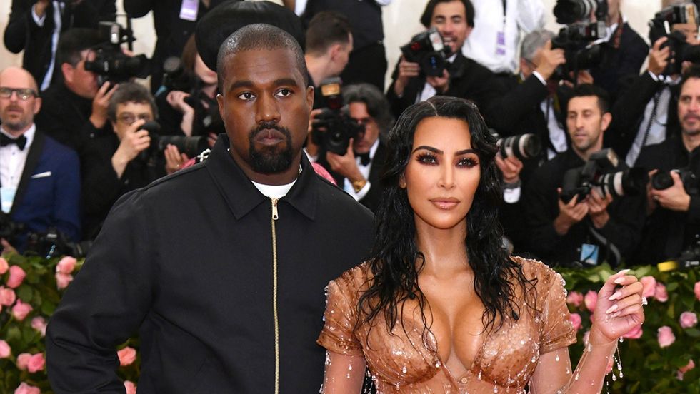 Kim Kardashian Kanye West met gala ap