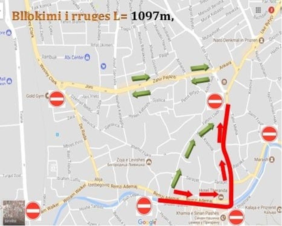 komuna e prizrenit ndalimi i qarkullimit