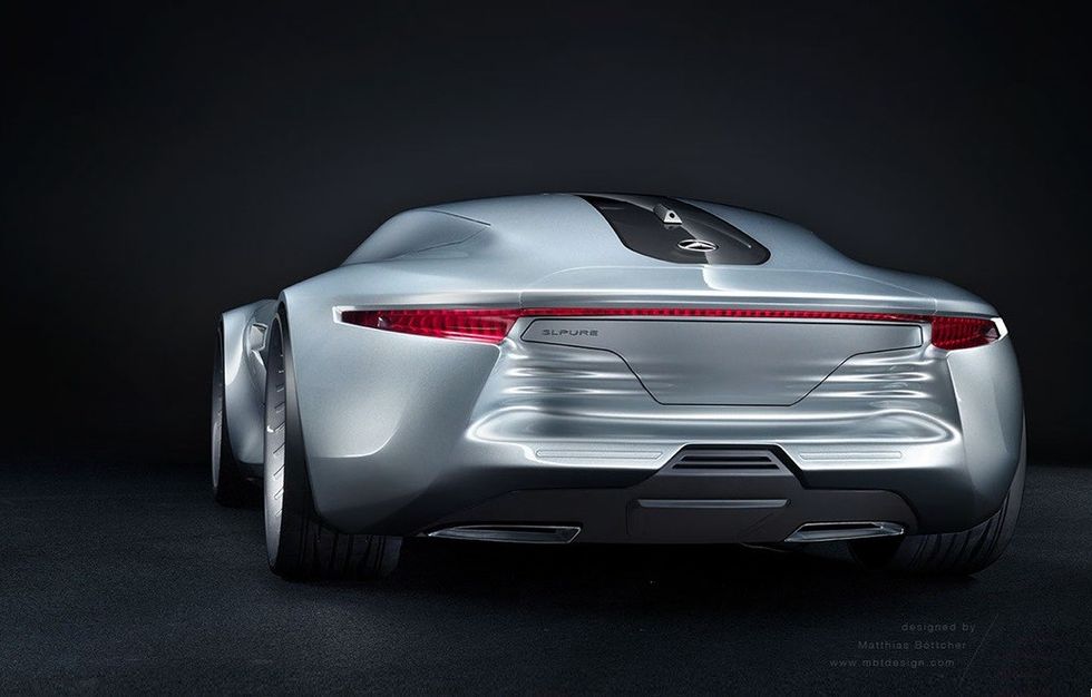 Koncepti i SL PURE nga Mecedes i bazuar ne modelin e vjeter Gullwing foto 3