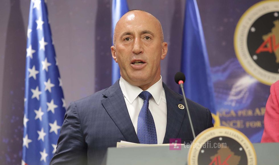konference AAK Ramush Haradinaj e Diellza Kukaj foto Ridvan Slivova 7 e1655213914870