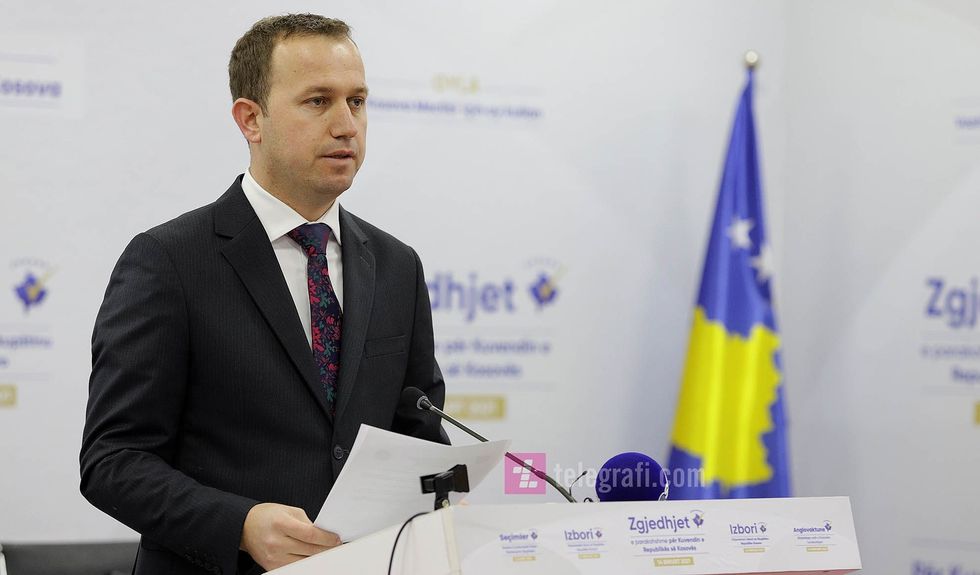 konference e KQZ se dita e zgjedhjeve 2021 Valmir Elezi foto Ridvan Slivova 1 e1613328211423