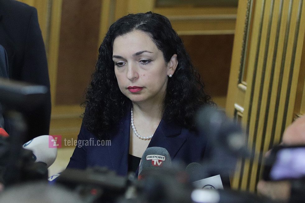 Konference Vjosa Osmani Sadriu foto Ridvan Slivova 5