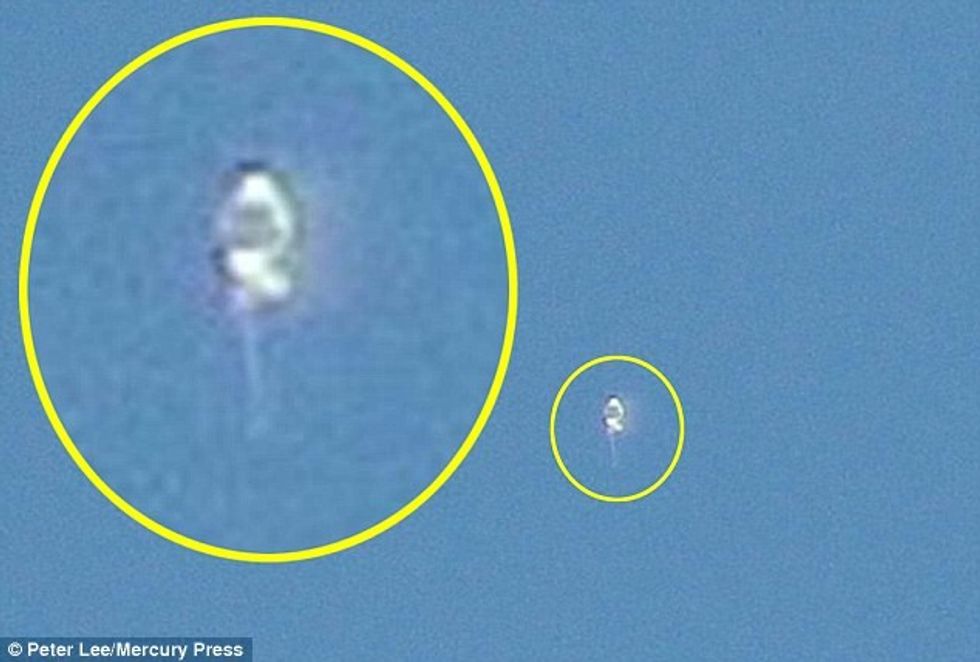 Kopshtari mbeti i befasuar me objektin jashtetokesor qe ka forme rrethore foto 2