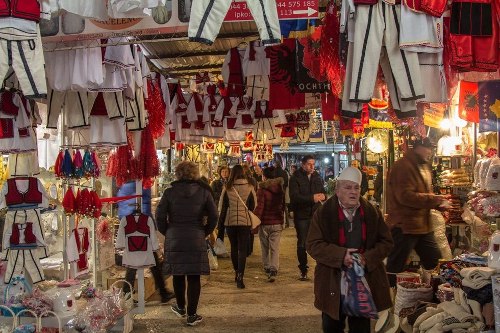 Kosovo traditional bazzar