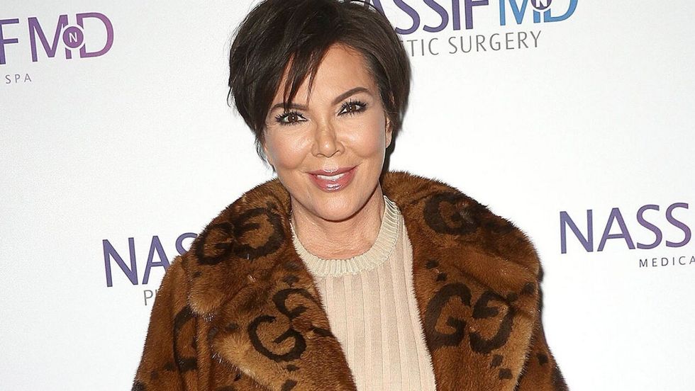 Kris Jenner Gucci Coat GETTY cropped